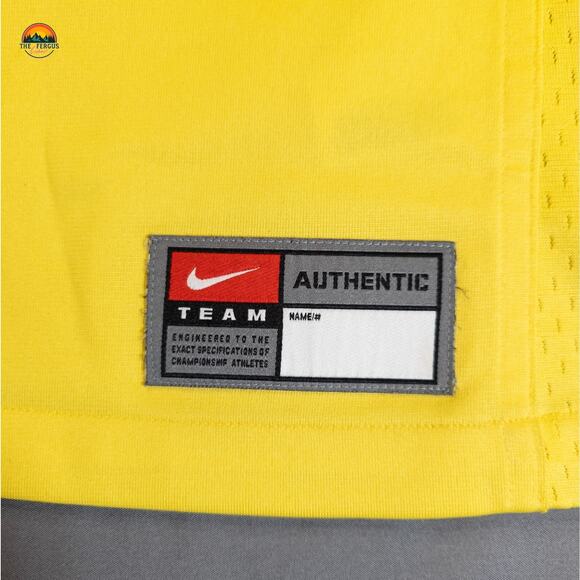 Nike Oregon Ducks Football Jersey Yellow Short Sleeve Pullover Boys Size 2XL - Picture 9 of 10